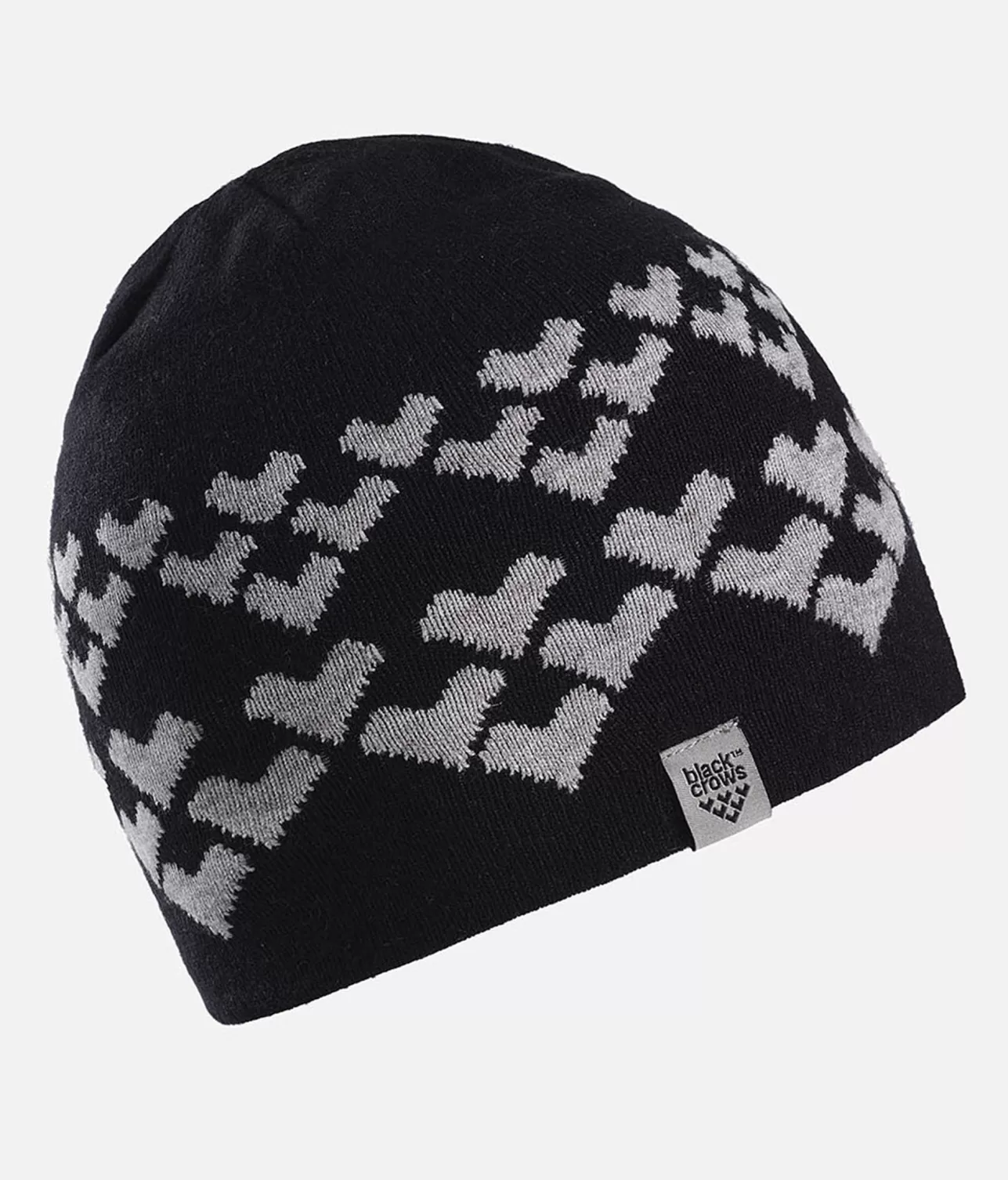 Women Black Crows Calva Logo 2.0 Beanie