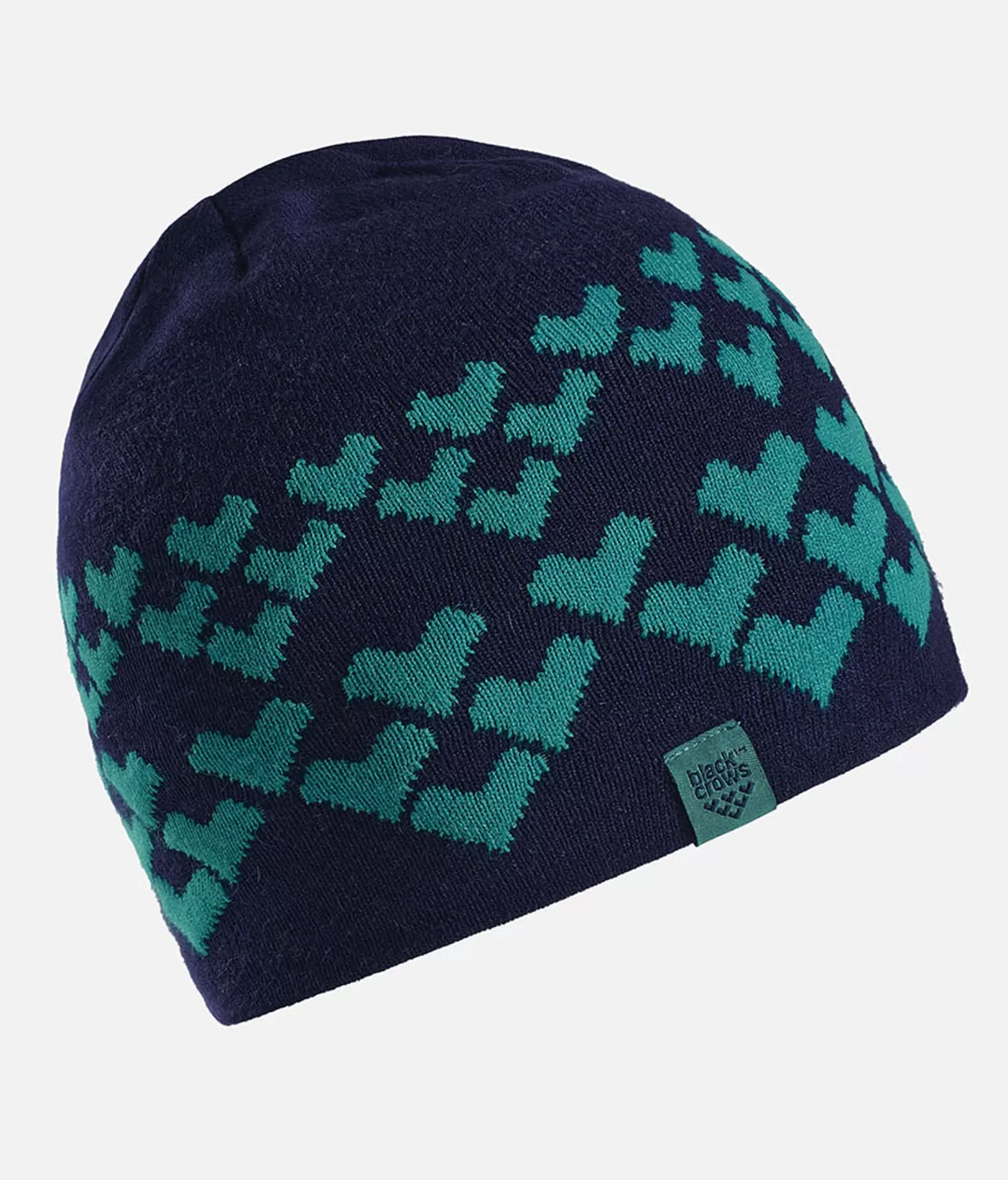 Women Black Crows Calva Logo 2.0 Beanie