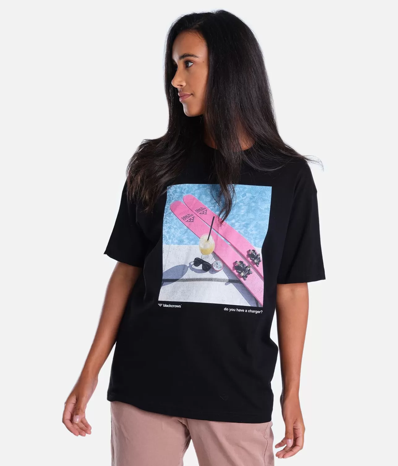 Women Black Crows Corvus Freebird Motto Premium Organic Tee