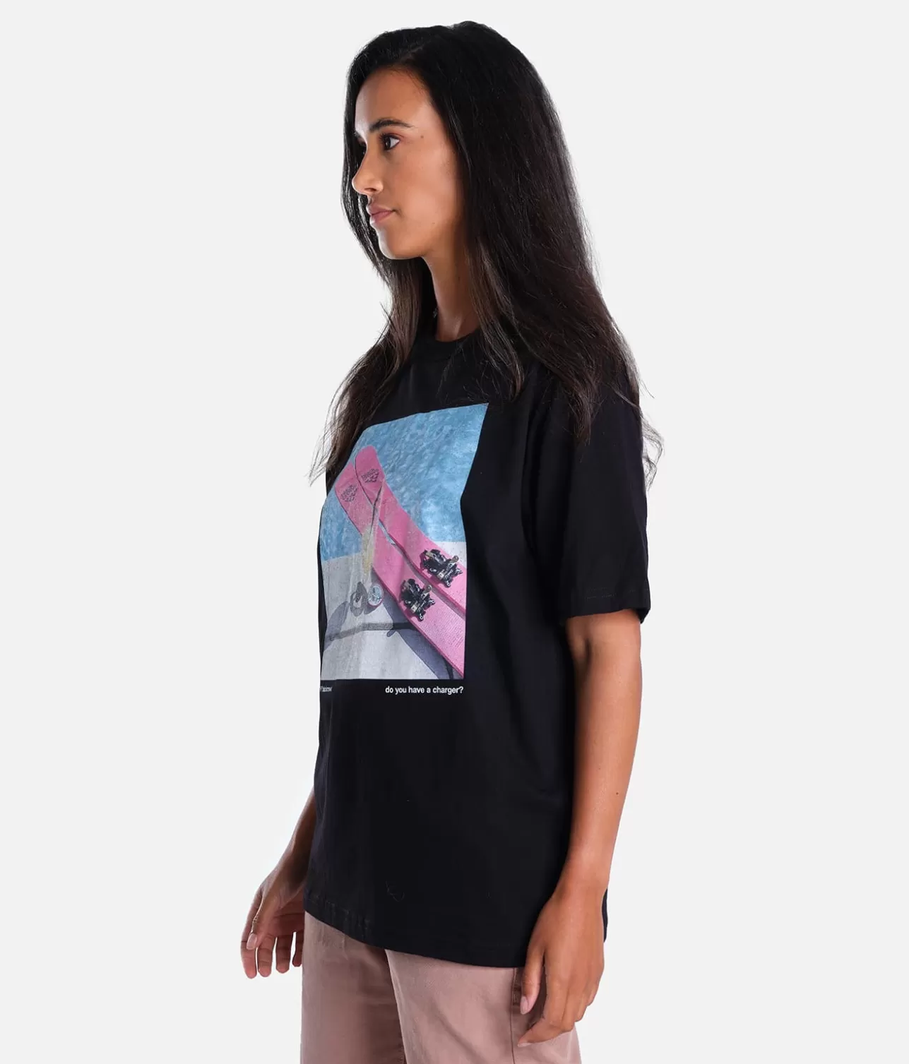 Women Black Crows Corvus Freebird Motto Premium Organic Tee
