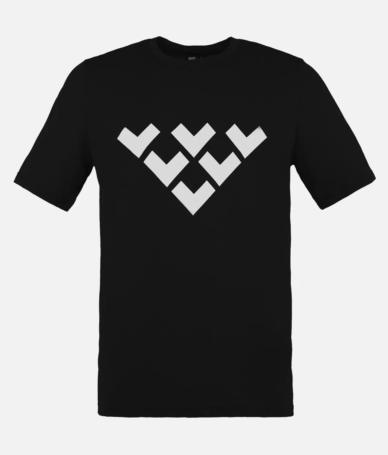 Men Black Crows Men's Chevron Merino Blend Short Sleeve Tee