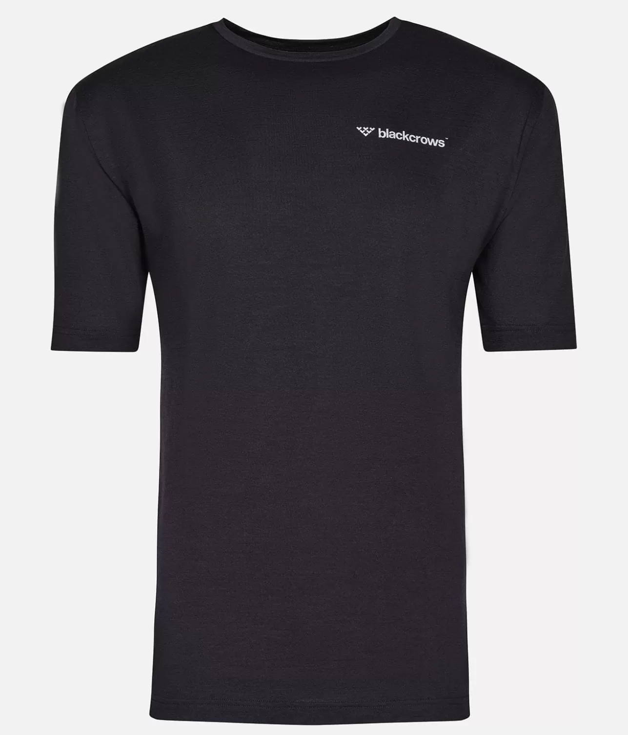 Men Black Crows Men's Merino Blend Short Sleeve Tee