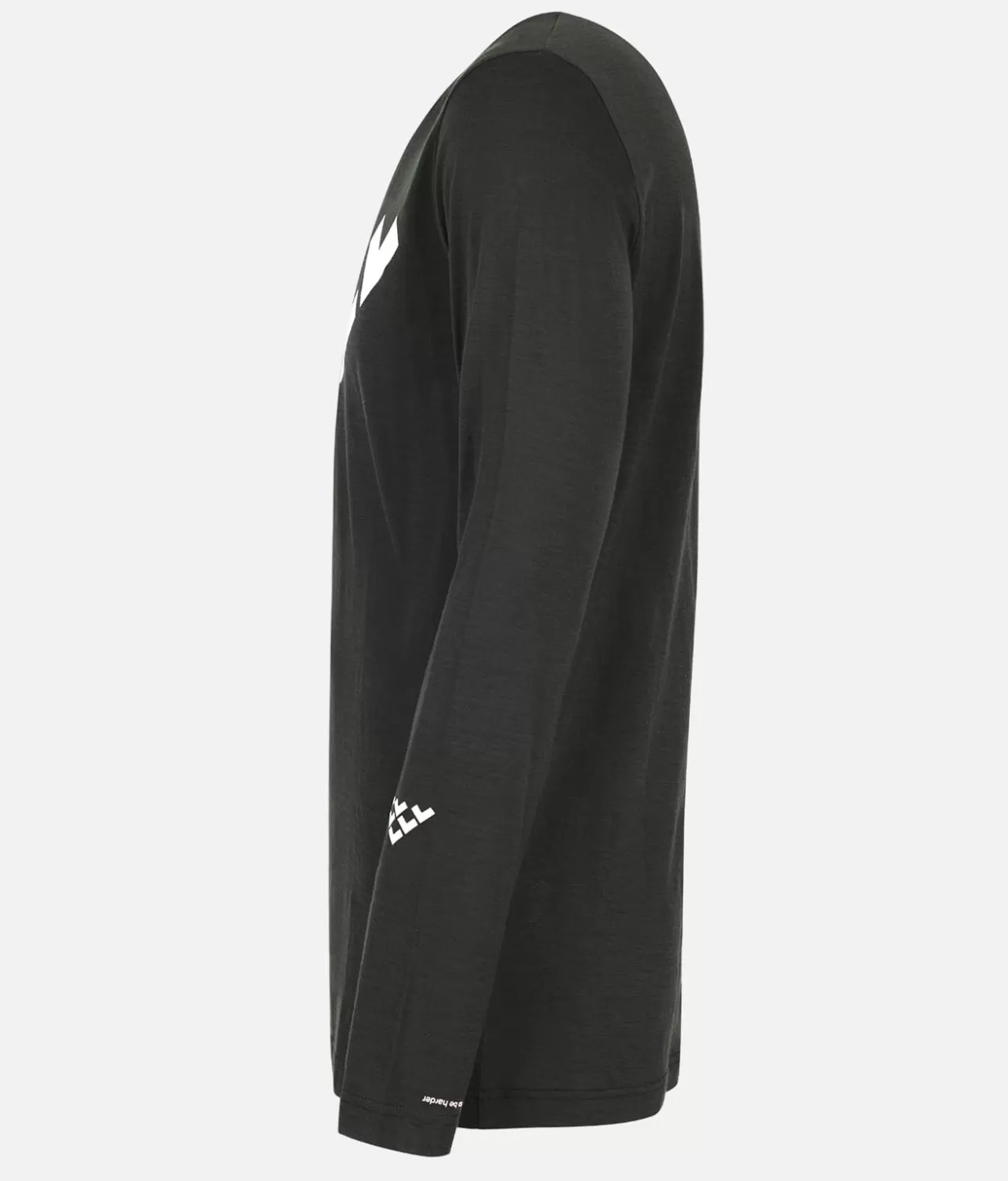 Men Black Crows Men's Merino Long Sleeve Chevron Tee